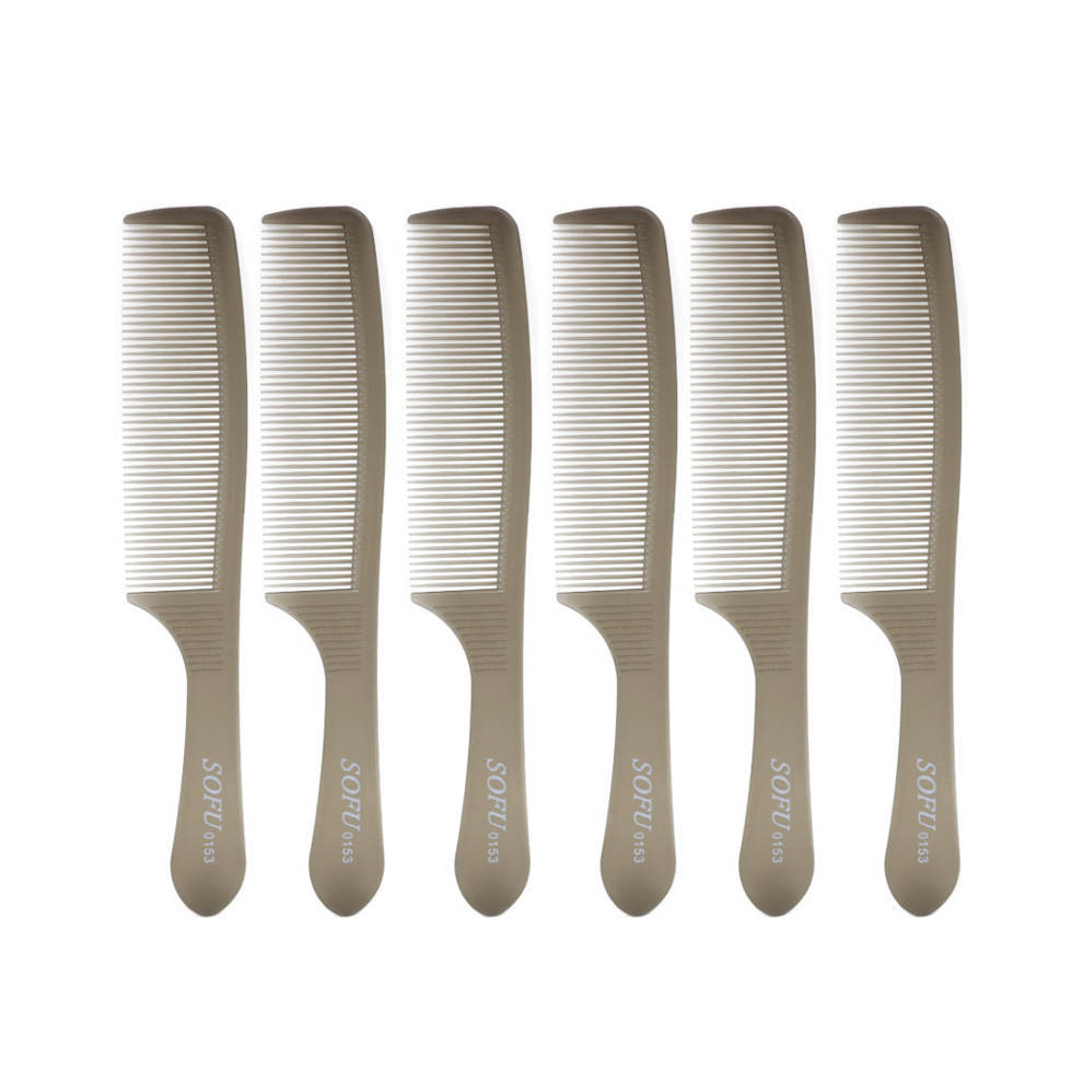Stylist's Choice: Heat-resistant And Anti-static Hair Combs, Fine Cutting Comb, Lightweight And Durable, For All Hair Types, Portable Design (Silver)