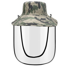 UPF 50+ Face Shield Sun Hat Windproof Foldable Design Fade Resistant Colors Breathable Side Eyelets Adjustable Chinstrap Fine Fabrics And Workmanship
