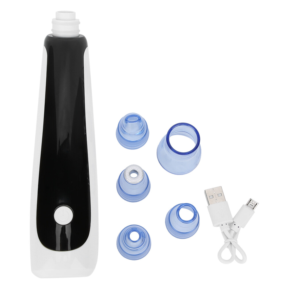 Ergonomic Blackhead Remover with Adjustable Suction Levels Pore Cleansing Device for Minimized Pores Tighter Firmer Skin USB Rechargeable Portable D