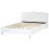 Beliani Bed Faux Leather METZ 160 x 200 cm (EU King Size) White 5