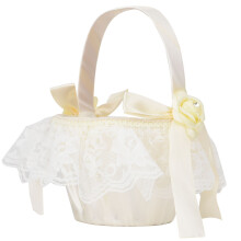 Flower Girl Petal Scatter Baskets, Portable Wedding Accessory Baskets for Your Little Princess