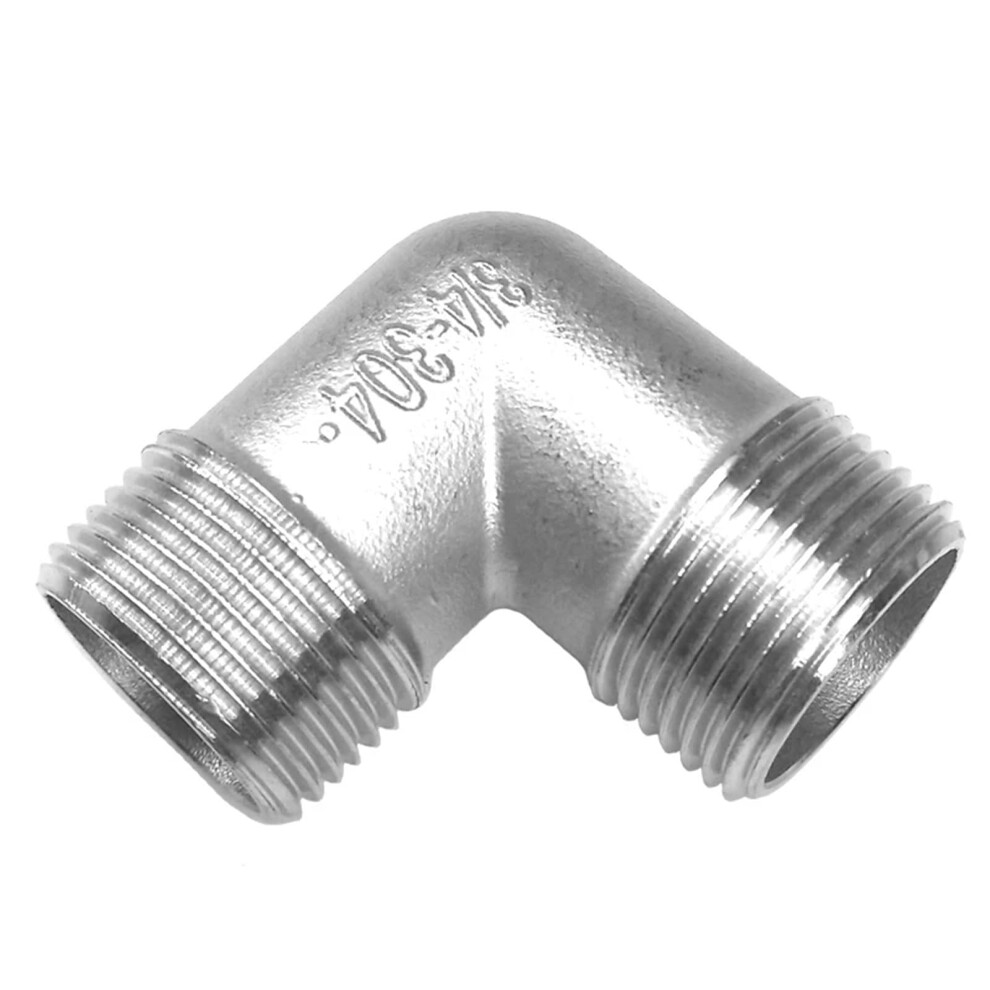 Bspt Stainless Steel Elbow 90 Degree Male Reducer 304 Pipe Fitting Connector Water 1' 9094768805541