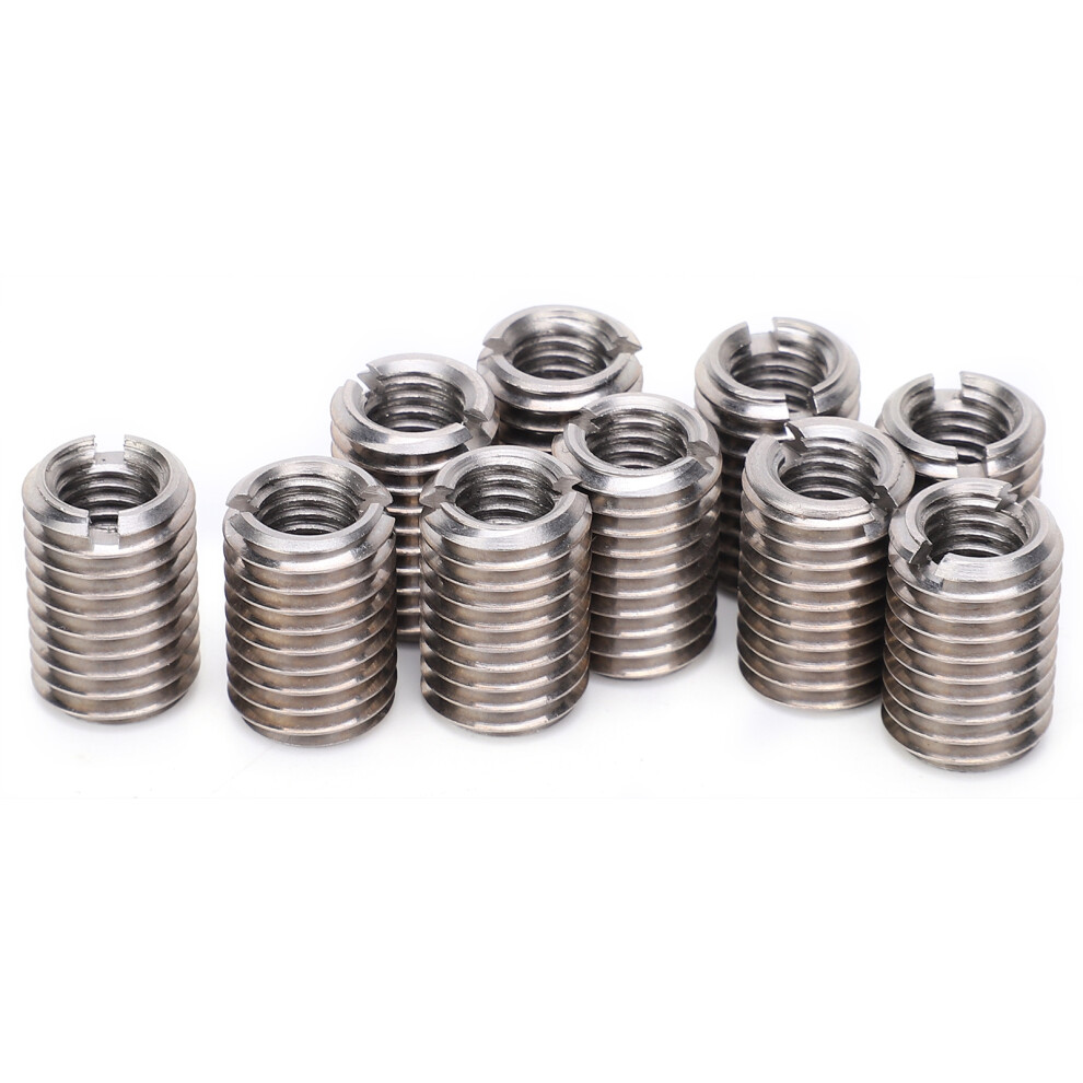 10 Pack Stainless Steel M8 Female To M12 Male Thread Reducer Nut And Sleeve Kit 5001382525346