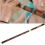 Golden Embossed Bamboo Flute Kit: Two-Part Design C-Key Durable Seal 10