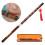 Golden Embossed Bamboo Flute Kit: Two-Part Design C-Key Durable Seal 8