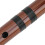 Golden Embossed Bamboo Flute Kit: Two-Part Design C-Key Durable Seal 12