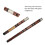 Golden Embossed Bamboo Flute Kit: Two-Part Design C-Key Durable Seal 5