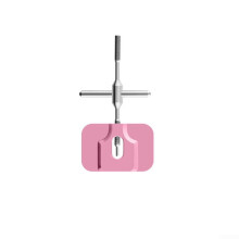 Aluminum Alloy Fishing Reel Tool Set With Pin Remover And Nut Wrench Bearing Removal Tool Pink Shock Proof Storage Box