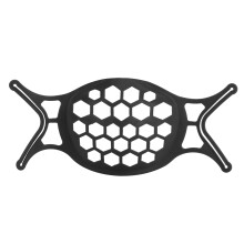 Portable Black Mouth Muffle Frame - Protect Makeup & Ensure Comfort