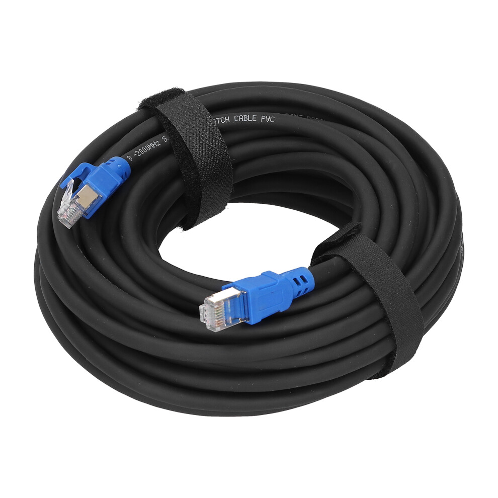 Sturdy Cat8 Ethernet Cable 40Gbps 2000Mhz Plated Rj45 Lan Wires 12M Gold 4011379101348