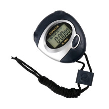 Professional Athletic Stopwatch Clear LCD ShockResistant Build Memory Function Outdoor Activities Blue