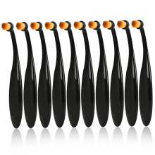 Tear Stain Comb 10Pcs 4.7 Inch Long Tapered Bristles Superfine Fiber Washable Eye Comb Cats And Dogs Ergonomic Handle