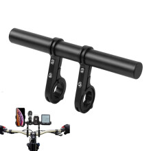 Bicycle Handlebar Extender, Aluminium Alloy Extension Bracket for Speedometer GPS 20 cm
