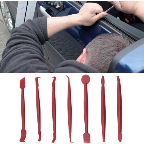 Car Vinyl Wrap Tool Kit 7 in 1 Magnet Squeegee Set for Bubble Window Tint Application 1