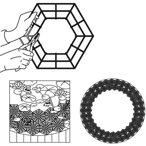 40pcs Floating Pond Protection Net with Predator Blocking Design for Fish Safety and Debris Control 1