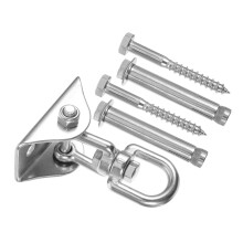 Stainless Steel Hammock Hanging Hooks 360 Swing Heavy Duty Ceiling Mount for Chairs