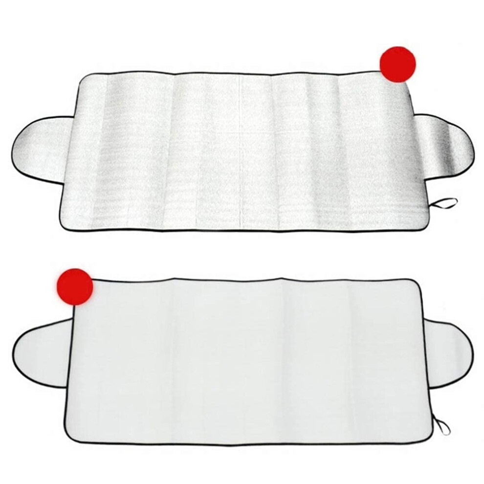 Car Windshield Cover Sunshade Allweather Protection For Snow Ice And Uv With Quick Installation 9187378825174