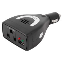 75W Car Power Inverter 12V DC to AC Converter with USB Port for Outdoor Travel and Field Work
