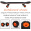 Off Road Skateboard Longboard (Set of 4 Storage Containers) Ref: 5719 5