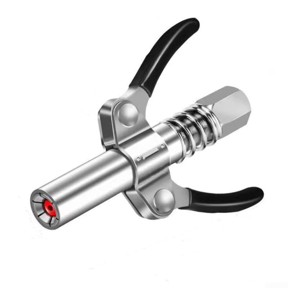 Grease Gun Coupler 10000Psi Double Handle Leak Quick Connect For Automotive Maintenance 9199774035545