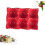 6grids Egg Separator Ceramic Egg Storage Container Holder Red 6Grid Design Kitchen Organizer 5