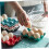 6grids Egg Separator Ceramic Egg Storage Container Holder Red 6Grid Design Kitchen Organizer 4