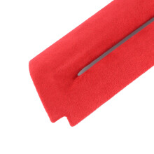 Bright Red Suede Door Armrest Cover Fit for 2015-2020 Ford Mustang