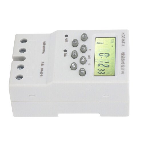 High Quality Timing Control Programmable Timer Switch Digital LCD Power Programmable Timer Rechargeable Battery Backup Real Time Display Function 2