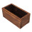 Wooden Planter Box Rustic Flower Pot Solid Wood Rectangular Design for Indoor Outdoor Garden 1