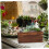 Wooden Planter Box Rustic Flower Pot Solid Wood Rectangular Design for Indoor Outdoor Garden 4