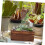 Wooden Planter Box Rustic Flower Pot Solid Wood Rectangular Design for Indoor Outdoor Garden 5