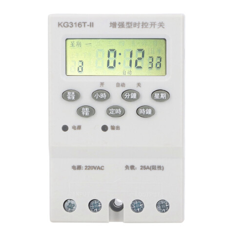 High Quality Timing Control Programmable Timer Switch Digital LCD Power Programmable Timer Rechargeable Battery Backup Real Time Display Function 1