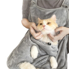 Cat Apron Carrier Adjustable Cat Sleeping Bag With Holes Front Shoulder Carry Apron For Small Animals Home Bedroom