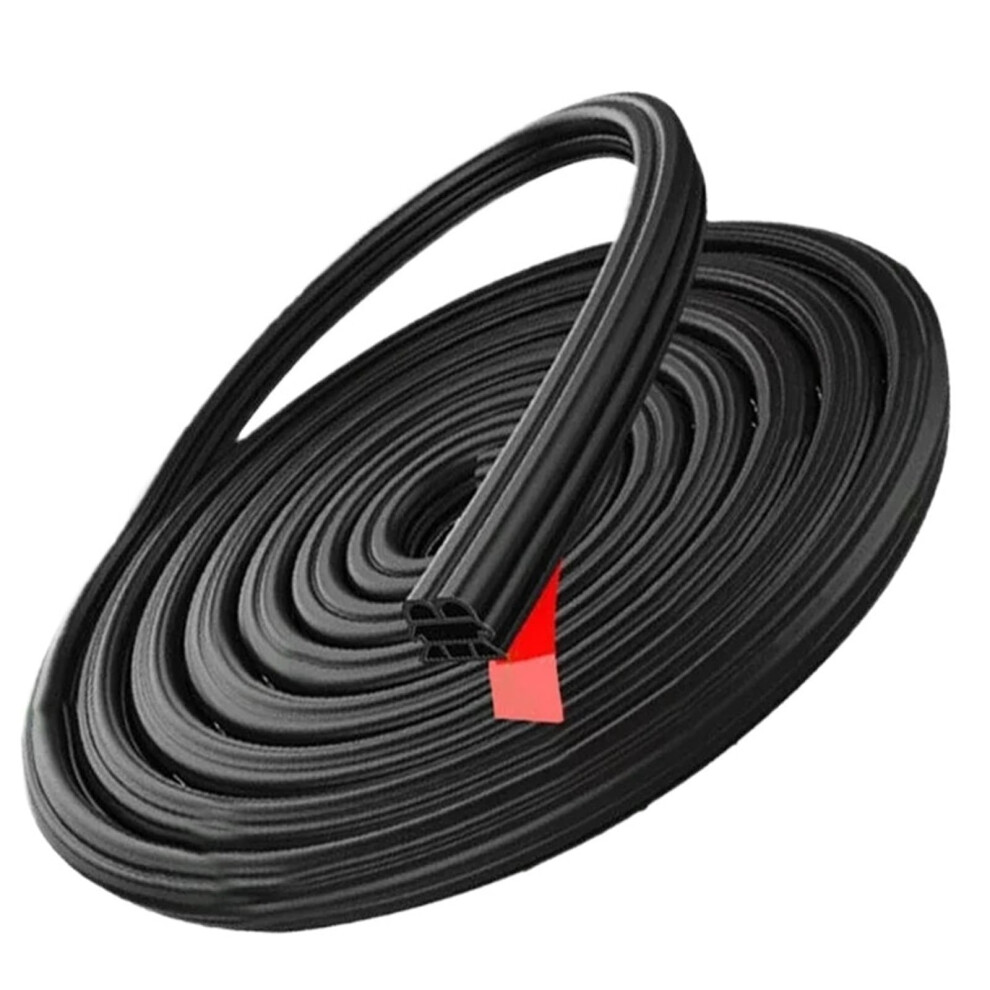 Car Door Seal Strip 5M Rubber Automotive Weatherstrip Noise Reduction Waterproof Dustproof 9347817471250