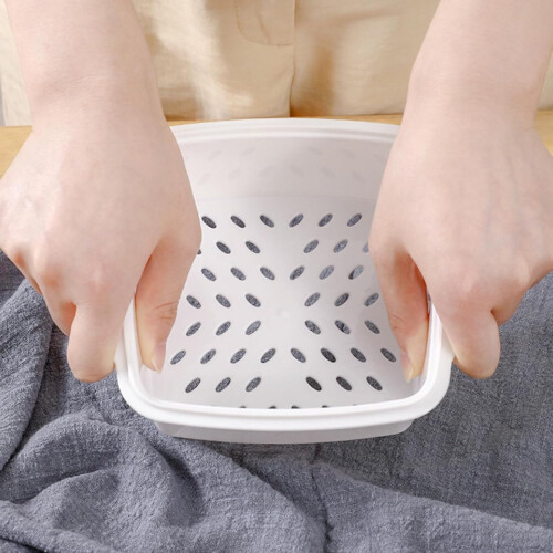 Microwave Veggie Steamer Multifunctional Microwave Safe Food Container  Low Temp Resistant 1
