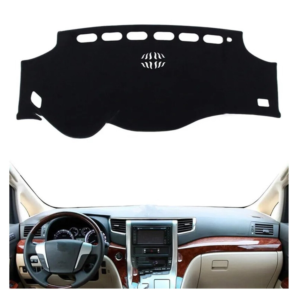 Car Dashboard Cover Dash Mat Lhd Carpet For Toyota Alphard And Vellfire 20082017 Red 9199774036290