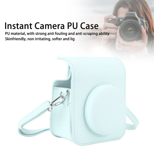 Mintgrüne Kameratasche für Instax Mini 12 mit Schultergurt 1