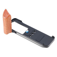 Voor  XM5 L-Type Camera Houten Handvat Arca Swiss Snelkoppeling L Plaat voor  X-M5 Camera Accessoires Zwart