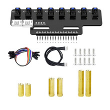 1 STÜCK 8-Kanal Hochpräzises Elektronisches Infrarot-Linienverfolgungs-Sensormodul Unterstützt Automatische Kalibrierung C