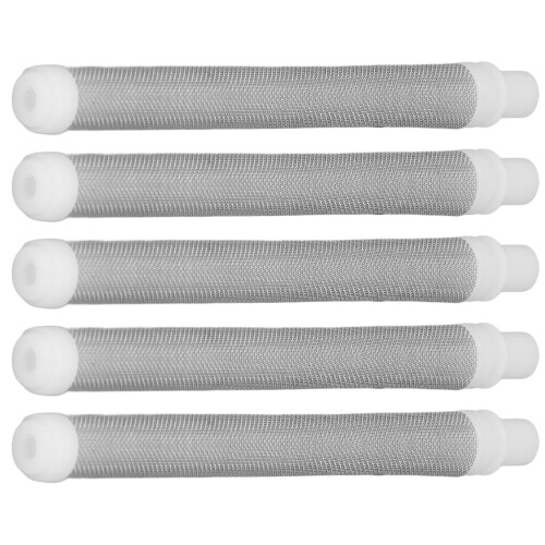 Portable 5 Pack 60 Mesh Spray Gun Filters - High Precision and Easy Replace