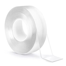 Double Sided Tape Heavy Duty Extra Strong Transparent Nano Gel Adhesive 30mm x 3.0m Removable And Washable For Walls Kitchen Decor