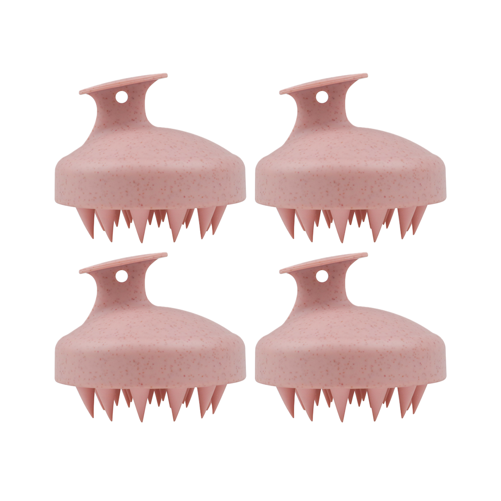 Scalp Exfoliator, Silicone Bristles for Gentle Yet Effective Dandruff Removal, Ergonomically Designed Scalp Scrubber for Enhanced Hair Growth, Suitab