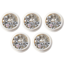 Acrylic Faux Pearl Cabochons For Crafts Decorations, Resin Flatback Half Pearls Rhinestones For Crafts, Multi-size Pearls Rhinestones, Flat Round Dom
