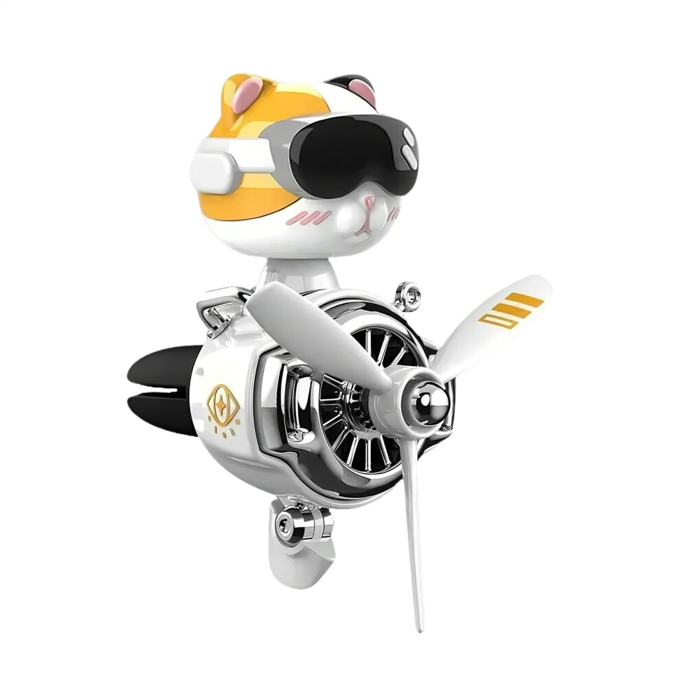 Rotating Propeller Car Air Freshener Vent Clip Â Cute Cartoon Design With Longlasting Fragrance 9382693323491
