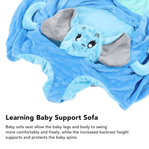 Baby Sitting Chair Sofa Cartoon Shape Plush Infant Support — Shell Type 1 1