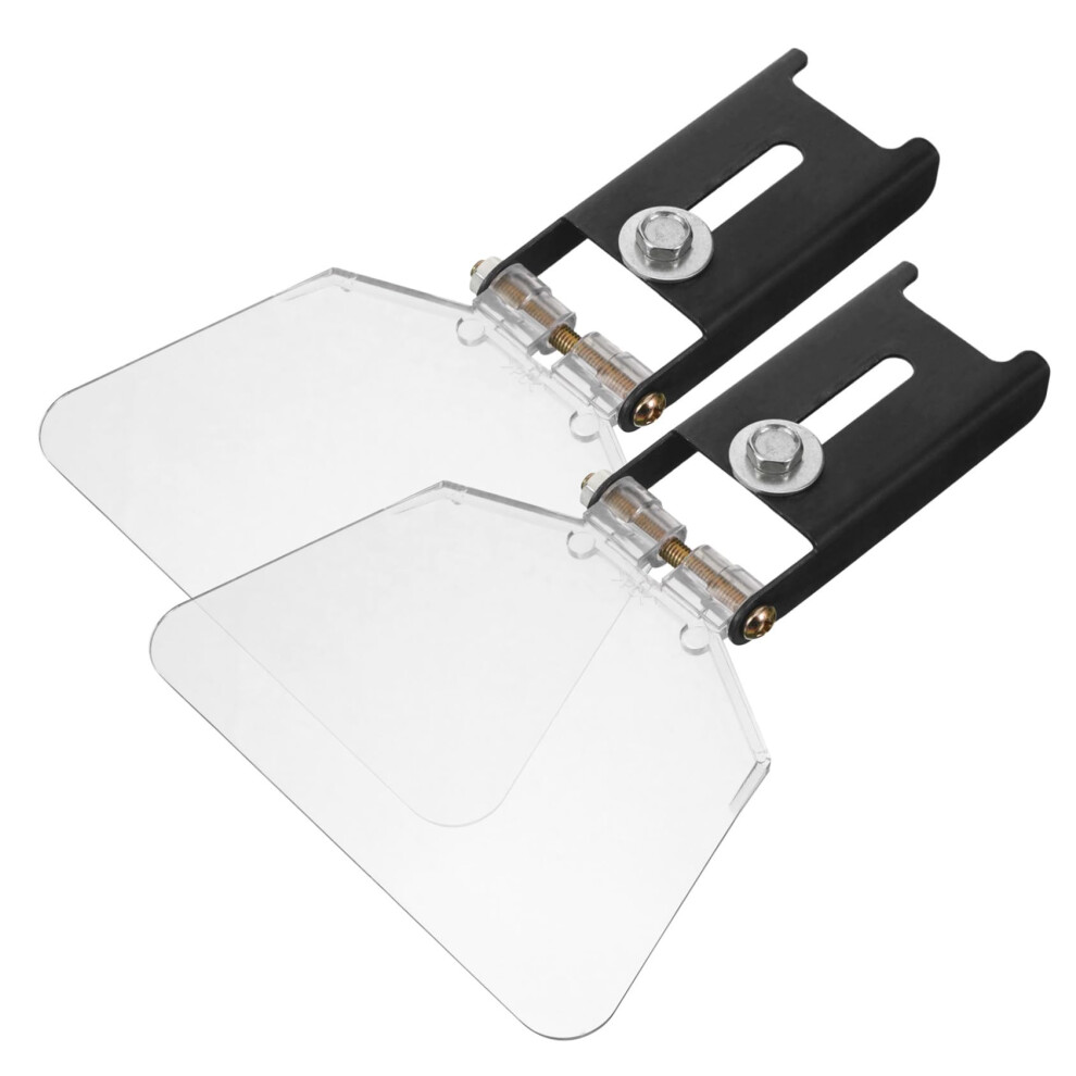 Bench Grinder Eye Shield 2Pack Transparent Attachment, Dust Shroud Guard, Compatible With Power Tools, Grinding Safety 9187378389577