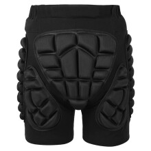 Skiing Protective Padded Shorts for Kids XS Black Outdoor Sport Hip Protection for Ski Skate Snowboard and Roller Skating