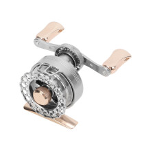 ICE50 All Metal Ice Fishing Reel 9 Axis Steel Bearings Sealed Left Hand