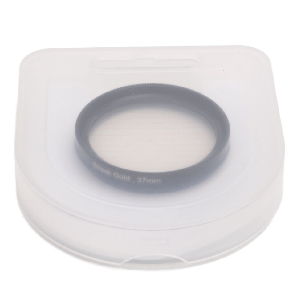 Junestar 37Mm Streak Anamorphic Camera Lens Filter For Photography Gold 6951375396776