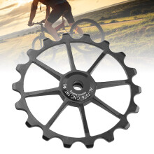MEIJUN 18T Mountain Bike Rear Derailleur Pulley Aluminum Alloy Black